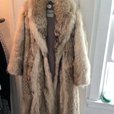 Woman’s Full Length Coyote Fur Coat