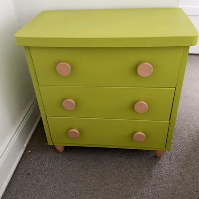 Lime Green 3 Drawer Chest