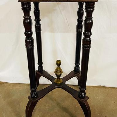 Brass Top Side Table