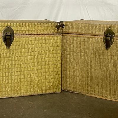 Vintage “Redmon” Woven Storage Trunks