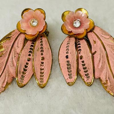 Vintage West Germany Stamped Earrings