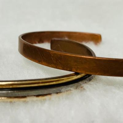 12K GF and Copper Bracelets