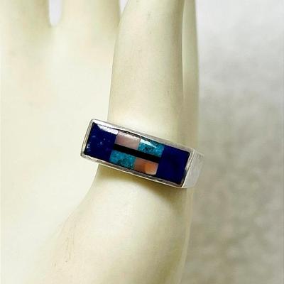 Native American Style Inlay Ring