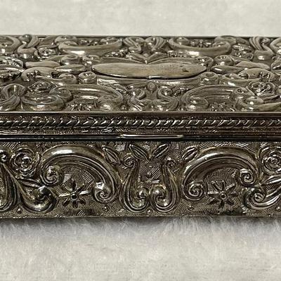 Vintage “Godinger” Silver Jewelry Box