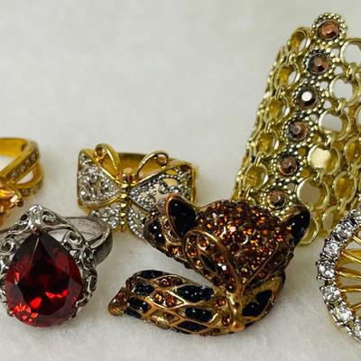 Vintage Fashion Cocktail Rings