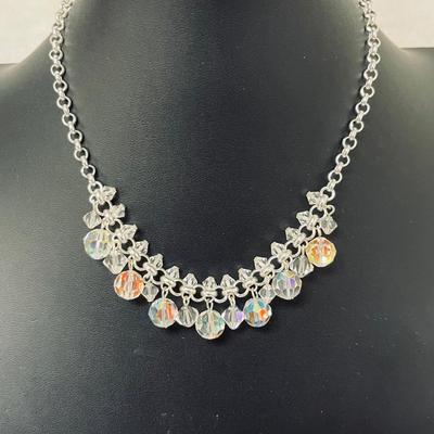 “Givenchy” Vintage Aurora Borealis Necklace