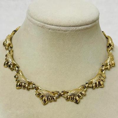 Vintage “Coro” Gold-tone Necklace 