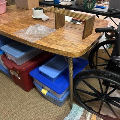 Sale Photo Thumbnail #142: Vintage metal kitchen table