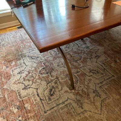 Sale Photo Thumbnail #149: Dining room/kitchen tresle table