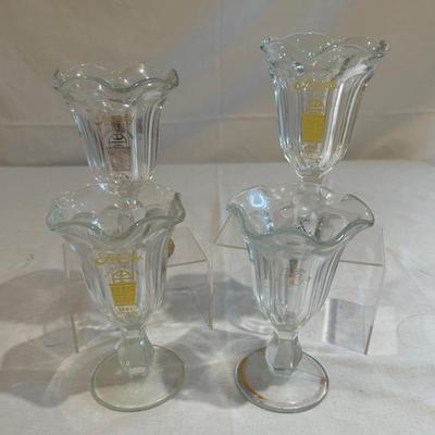Vintage Friendly's Ice Cream Glasses