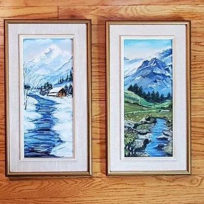 Pair Of Landscape Paintings 