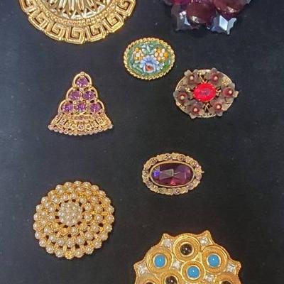 (8) Stunning Pins- Some Vintage 