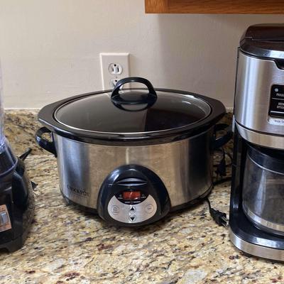 Blender, Crockpot, And Coffee Maker