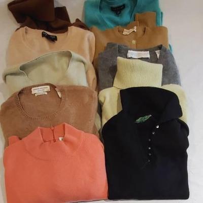 (10) Assorted Women's Cashmere Sweaters- XS And S