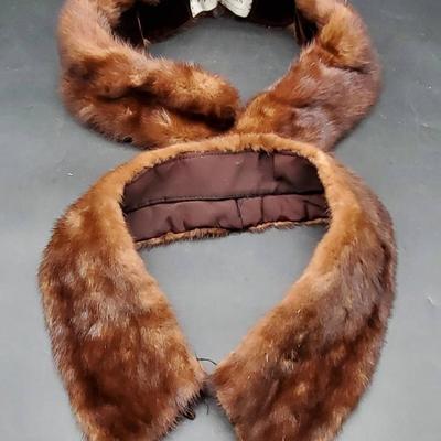 (2) Fur Collars- Includes Max Zeller 