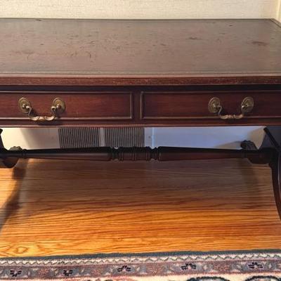 Two Drawer Drop Leaf Coffee Table 