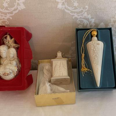 Lenox Porcelain Ornaments & Other Pretty Ornaments 