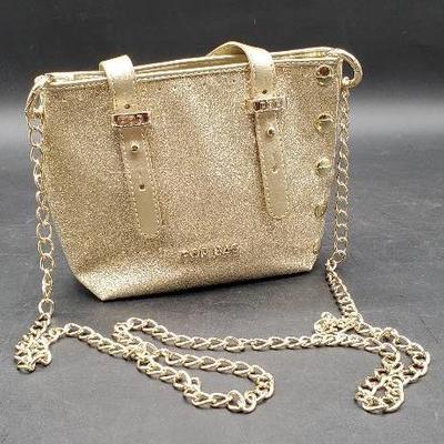 Gold Glitter Mini Italian Pop Bag