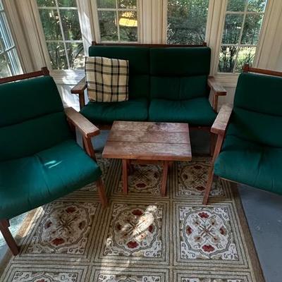 4-Piece Wood Patio Set 