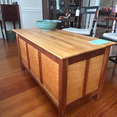 Tiger Maple Blanket Chest