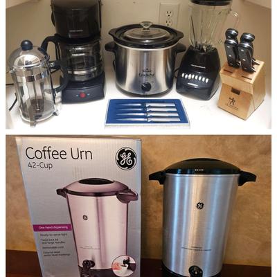 Kitchen Appliances and Cutlery – GE, Henckels, BonJour, Rival, Hamilton Beach
