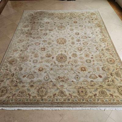 8' x 10' Traditional Area Rug with Fringe Trim
