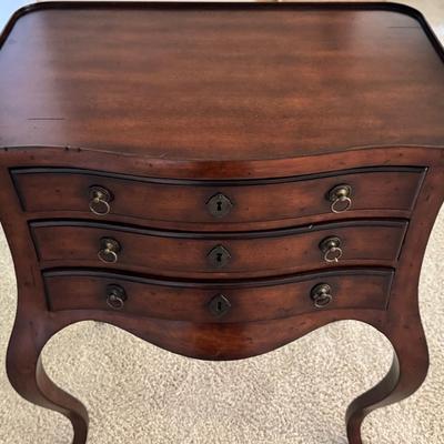 Heritage by Drexel Three-Drawer End Table