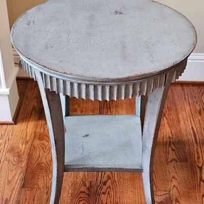 Habersham Round Painted Accent Table