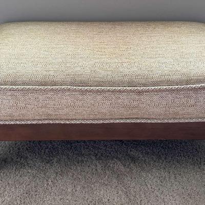 Upholstered Ottoman from Brown's Custom Furniture