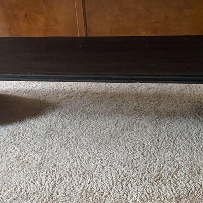 Heavy Black Scroll Table/Bench