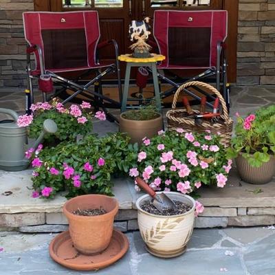 GCI Freestyle Rockers, Sunflower Stool, Pots & More