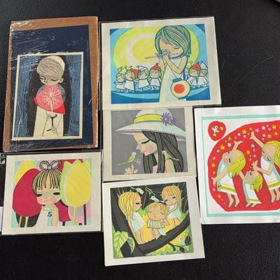 KFA092-Japanese woodblock prints by Ikeda Shuzo, 6 set