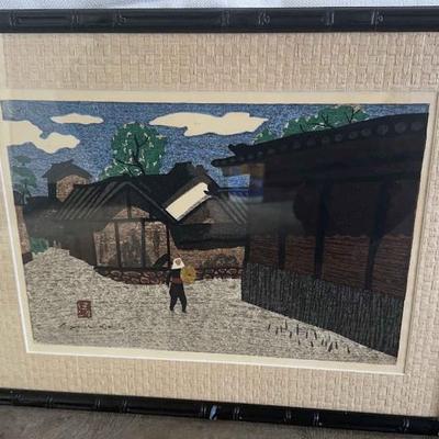 KFA023 - Kiyoshi Saito(1907-1997) “Spring in Aizu” Original Woodblock Print 
