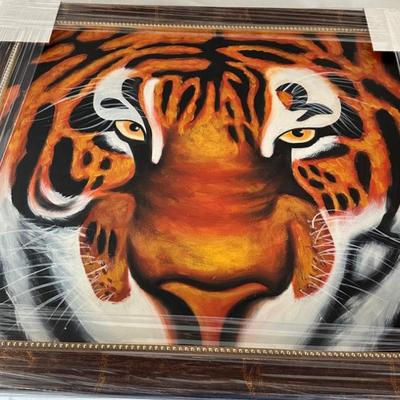 KFA065- Eye Of The Tiger Canvas Painting 