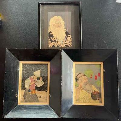 KFA095 - Set of Three Paul Jaucolet Woodblock Prints