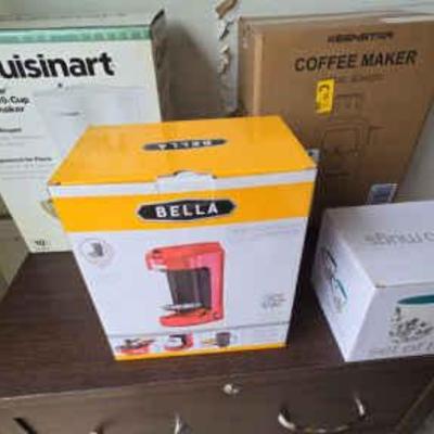 KFA096 Cuisinart, Keenstar & Bella Coffee Makers, Set Of Two Mugs
