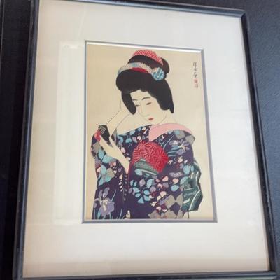 KFA036-woodblock print “Makuhyaku” by Ito Shinsui