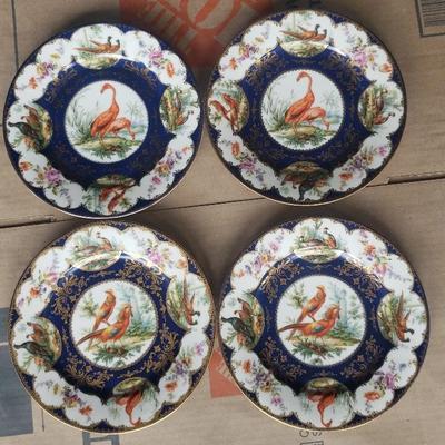 KFA085- Four Royal Vienna Style Porcelain Plates
