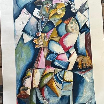 KFA079- Limited Edition Lithograph “Miss Switzerland” By Alexandra Nechita