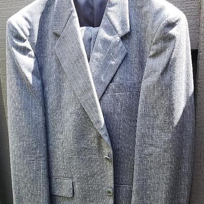 KFA128 - Men's Grey Pinstripe Suit