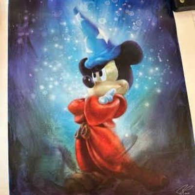 KFA046- Disney Limited Edition Mickey Mouse And Paper Donald Duck Poster