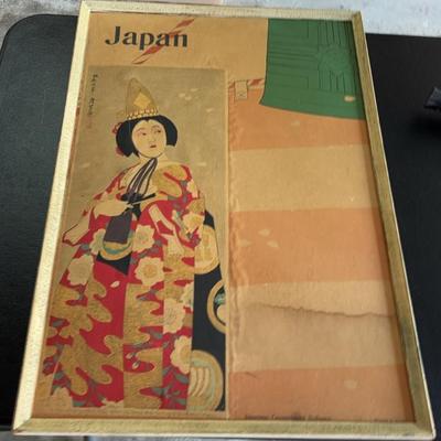 KFA041-Japanese Government Railways poster with woodblock print “Dōjōji” by Ito Shinsui
