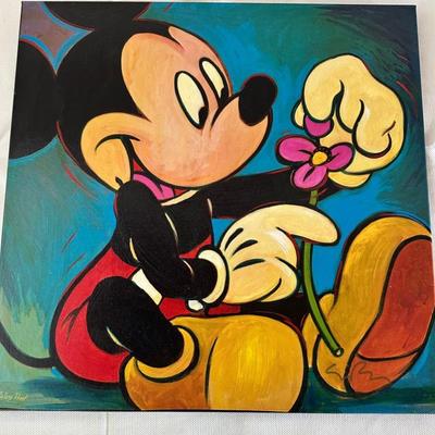 KFA082- Gallery Proof Disney Mickey Mouse Painting 