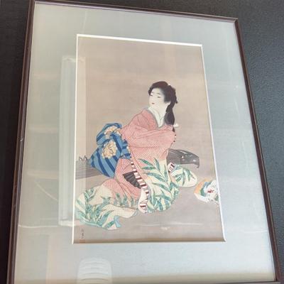 KFA005-Daughter Miyuki by Uemura Shōen Woodblock Print