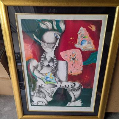 KFA083 - Framed Alexandra Nechita Lithograph 