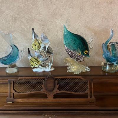 Murano glass fish