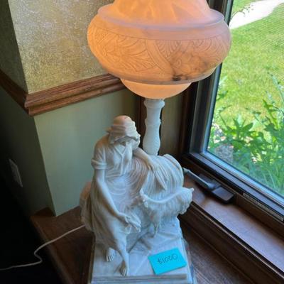 Alabaster lamp
