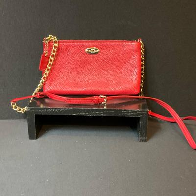 Coach Slim Red Crossbody