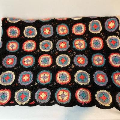 Hand Crochet Granny Square Afghan II