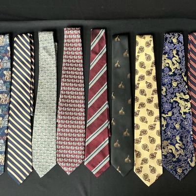 Men’s Ties- Stripes And Animals